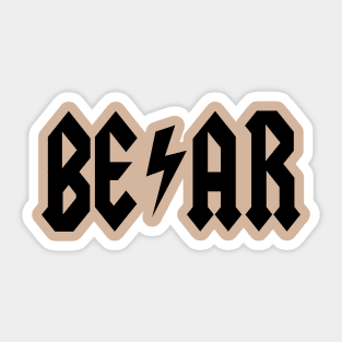 ROCK BEAR by WOOF SHIRT Sticker